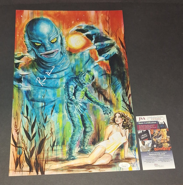 Ricou Browning autographed 11x17 JSA COA