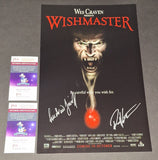 Andrew Divoff and Robert Kurtzman autographed 11x17 JSA COA