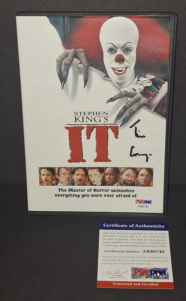 Tim Curry autographed IT DVD PSA/DNA COA