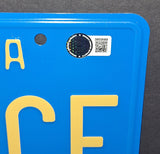 Shia LaBeouf autographed license plate Beckett COA