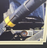 Chuck Norris autographed and matted 11x14 Beckett Witness COA