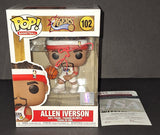 Allen Iverson autographed Funko JSA Witness COA