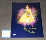 Paige O'hara autographed 11x14 Beckett COA