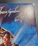 Christopher Lloyd autographed 11x17 PSA COA
