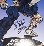 Kane Hodder autographed 11x14 Beckett Witness COA