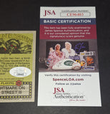 Robert Englund autographed card JSA COA