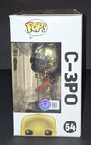 Anthony Daniels autographed Funko Beckett COA