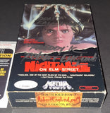 Robert Englund autographed VHS JSA COA