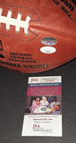 Larry Fitzgerald Autographed Football JSA COA