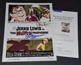 Jerry Lewis and Stella Stevens autographed 11x14 Beckett COA