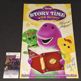 Barney and Friends autographed 11x17 JSA COA