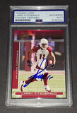 Larry Fitzgerald autographed card PSA/DNA COA