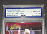 Larry Fitzgerald autographed card PSA/DNA COA