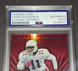 Larry Fitzgerald autographed card PSA/DNA COA