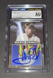 Mark Hamill autographed cut card JSA/CGC COA