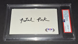 Natalie Portman Autographed Signature Cut Card PSA/DNA COA