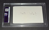 Natalie Portman Autographed Signature Cut Card PSA/DNA COA