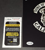 Charlie Hunnam and Ron Perlman autographed 8x10 JSA COA