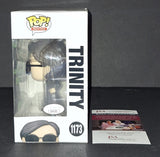 Carrie-Ann Moss autographed Funko JSA COA