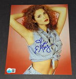 Elizabeth Berkley autographed 8x10 Beckett COA
