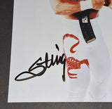 Sting autographed 8x10 JSA COA