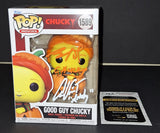 Brad Dourif and Alex Vincent autographed Funko JSA COA