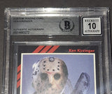 Ken Kirzinger autographed card Beckett COA