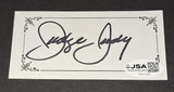 Judge Judy autographed bookplate JSA COA