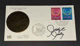 Judge Judy autographed envelope JSA COA