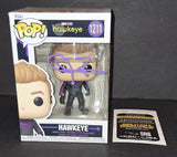 Jeremy Renner  autographed Funko Marvel Hawkeye JSA COA
