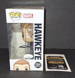 Jeremy Renner  autographed Funko Marvel Hawkeye JSA COA