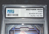 Ronda Rousy autographed card WWE Panini Prizm MAS COA