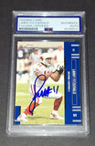 Larry Fitzgerald Autographed Card Arizona Cardinals Donruss PSA/DNA COA