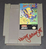 Nancy Cartwright Signed Autographed Ninendo NES Bart Vs The World Beckett COA