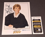 Judge Judy Sheindlin Signed Autographed 8x10 JSA COA