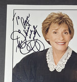 Judge Judy Sheindlin Signed Autographed 8x10 JSA COA