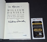William Daniels Signed Autographed Book There I Go Again JSA COA