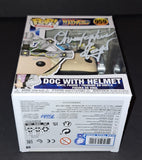 Christopher Lloyd Signed Autographed Funko Doc With Helmet Beckett COA