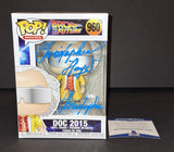Christopher Lloyd Signed Autographed Funko Doc 2015 Beckett COA