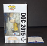 Christopher Lloyd Signed Autographed Funko Doc 2015 Beckett COA