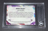 Ronda Rousy Signed Autographed Card 2020 Topps Chrome WWE Beckett COA Fanatics