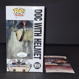 Christopher Lloyd Signed Autographed Funko Doc With Helmet JSA COA