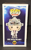 Christopher Lloyd Signed Autographed Funko Doc With Helmet JSA COA
