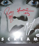 Matthew Lillard Skeet Ulrich Rose McGowen Signed Autographed 8x10 Scream JSA COA