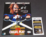 Brad Dourif Signed Autographed 8x10 Child's Play 2 Chucky JSA COA