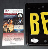Jonathan Breck Signed Autographed License Plate Jeepers Creepers JSA COA