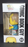 Hank Azaria Signed Autographed The Simpsons Comic Book Guy Funko Beckett COA