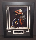 Christopher Lloyd Signed Autographed Framed 8x10 Back To The Future JSA COA