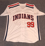 Charlie Sheen Signed Autographed Jersey Major League Ricky Vaughn Beckett COA