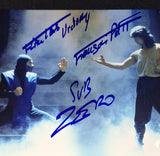 Francois Petit Signed Autographed 8x10 Sub-Zero Mortal Kombat JSA COA